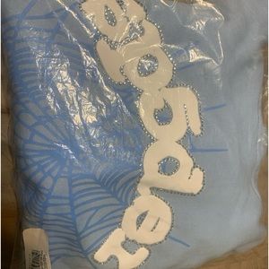 Sky Blue Sp5der Hoodie